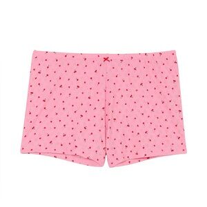 Victoria’s Secret PINK Heart Pointelle Cotton Sleep Shorts Pink XS NWT